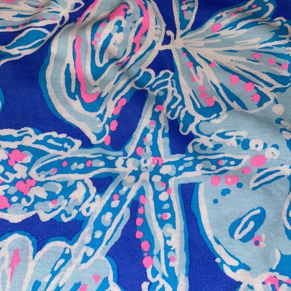 Lilly Pulitzer Mini Essie dress Blue Haven Into the Deep Size M (6-7) & L NWT - Picture 8 of 14